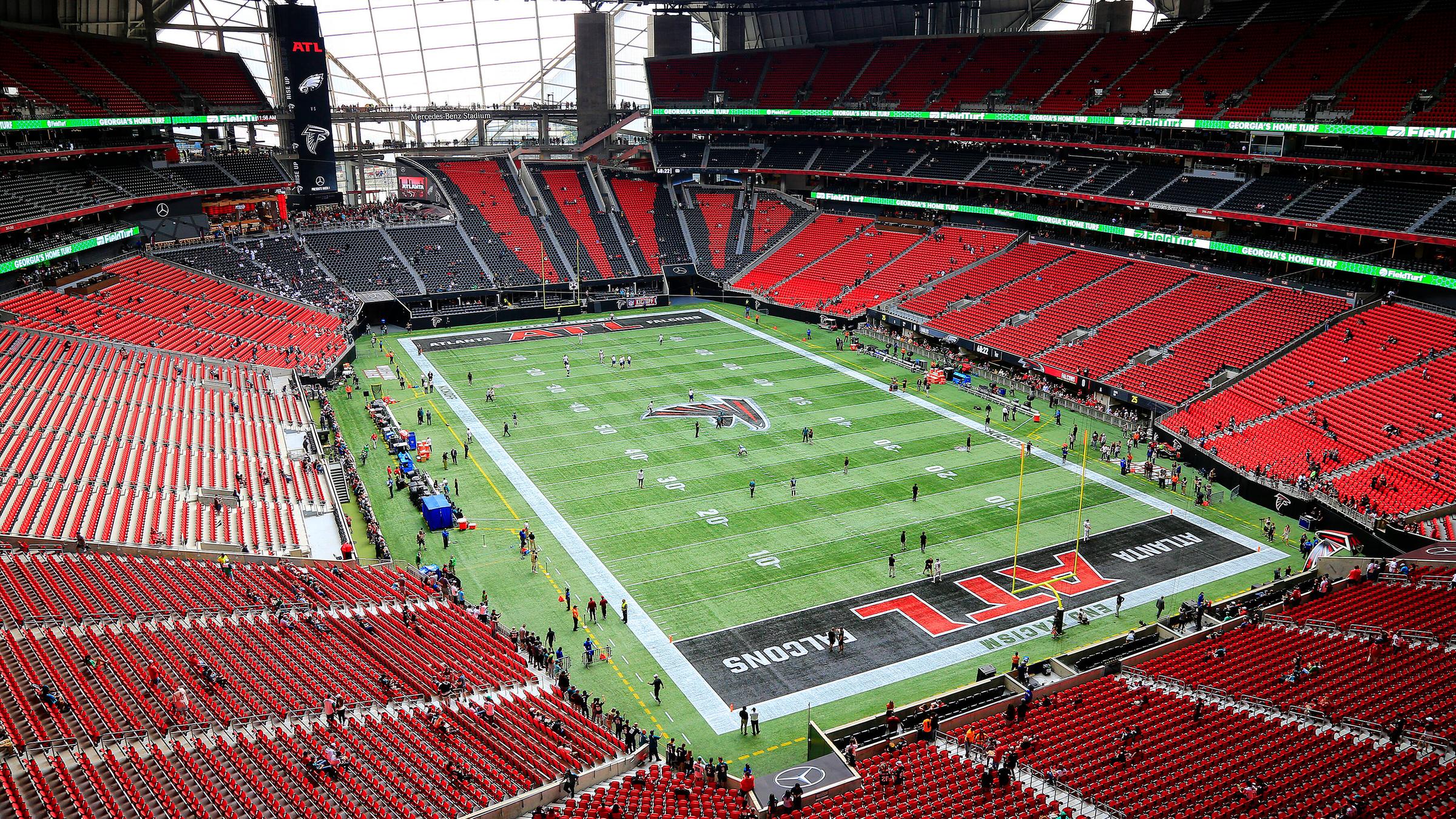 Das Mercedes-Benz Stadium in Atlanta.