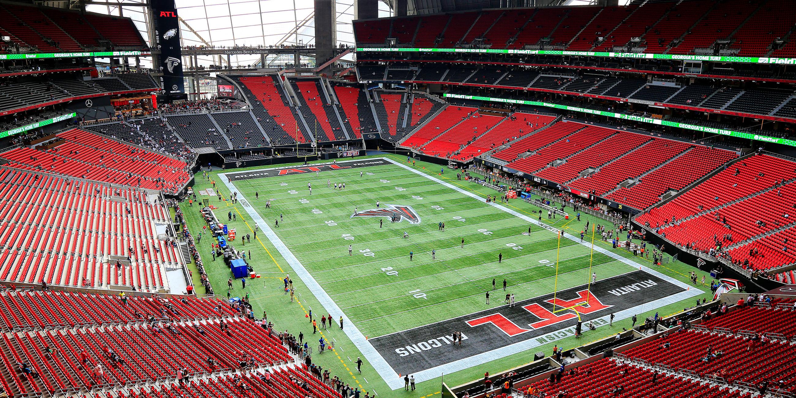 Das Mercedes-Benz Stadium in Atlanta.