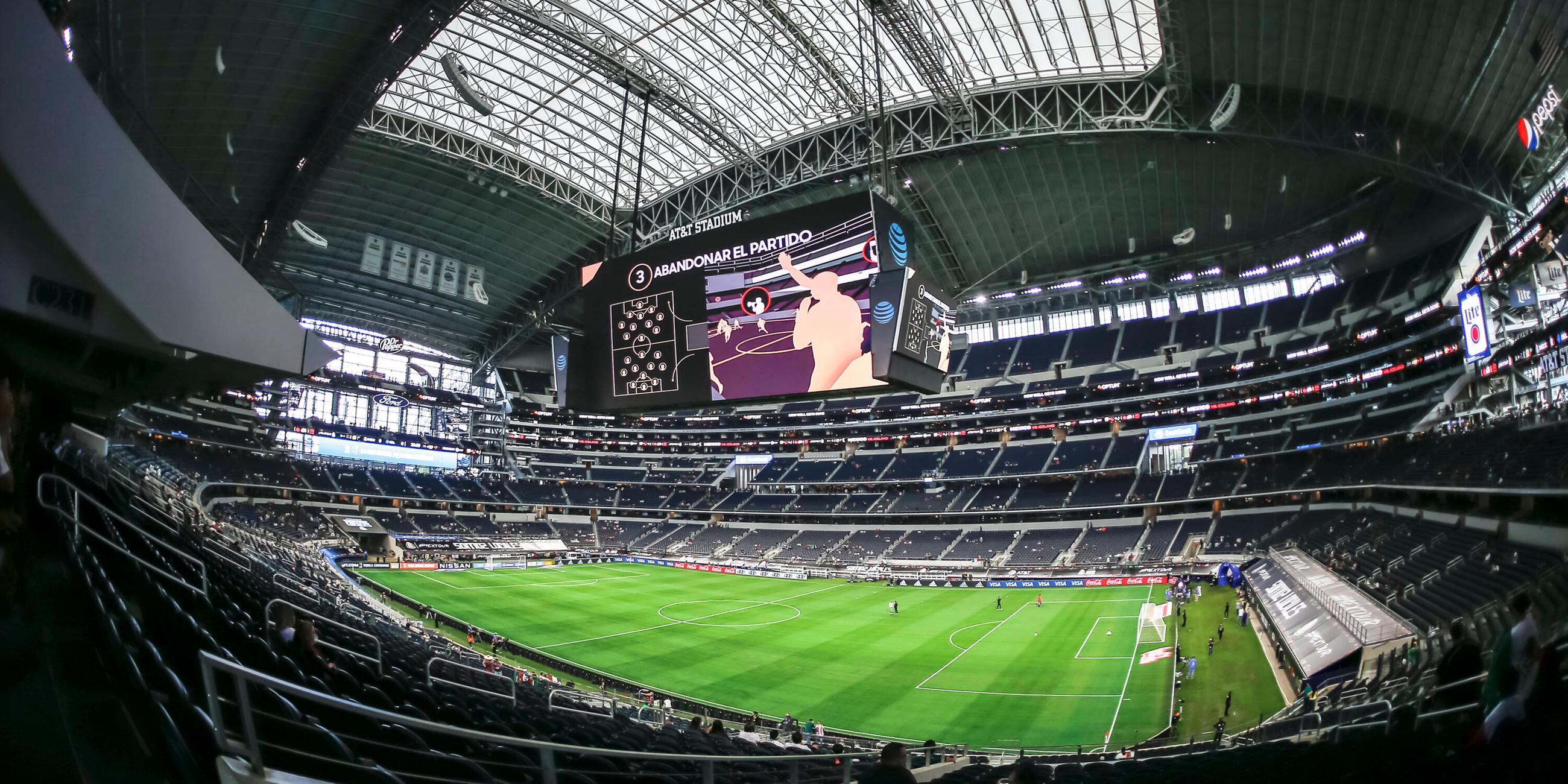 Das WM-Stadion AT&T Stadium in Dallas.