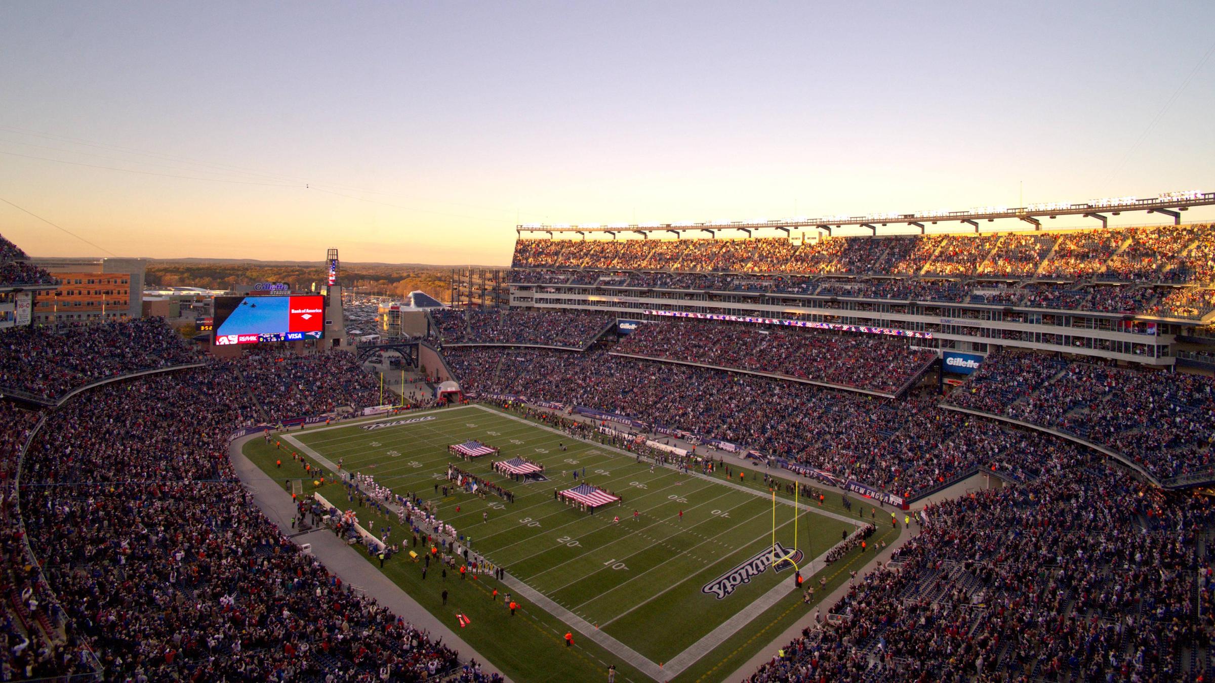 Das Gilette Stadium in Foxborough.