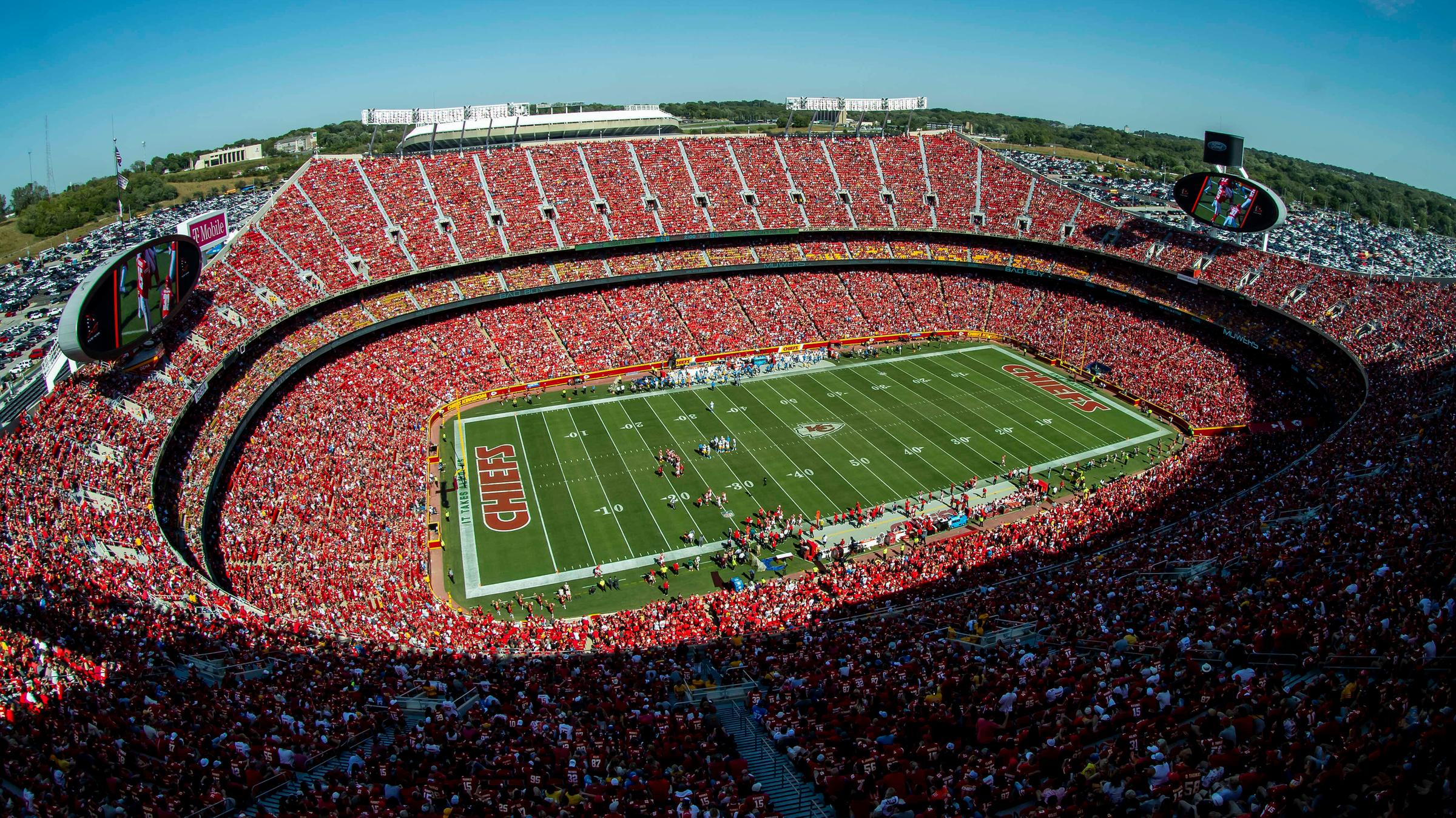 Das Arrowhead Stadium in Kansas City.