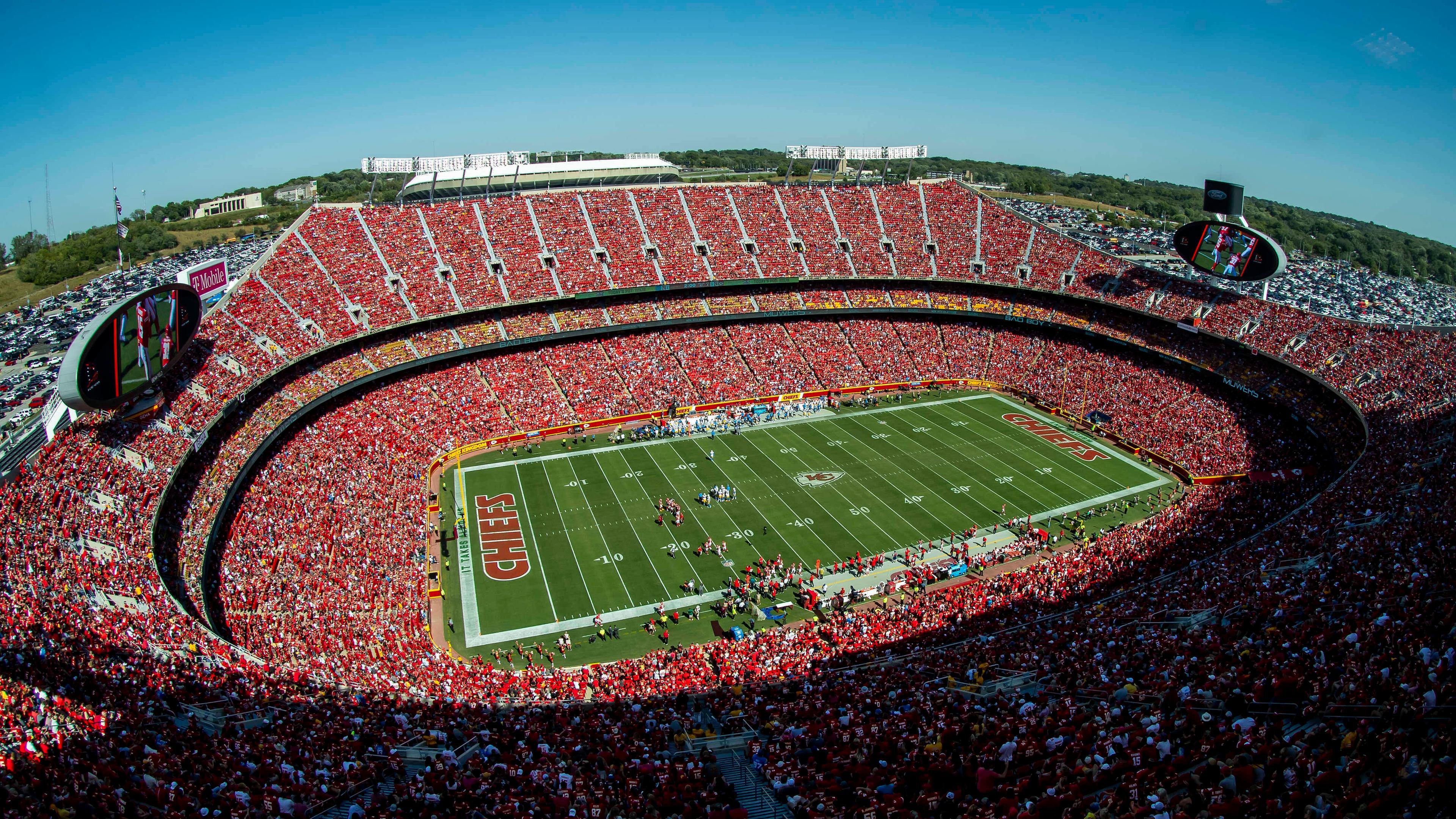 Das Arrowhead Stadium in Kansas City.