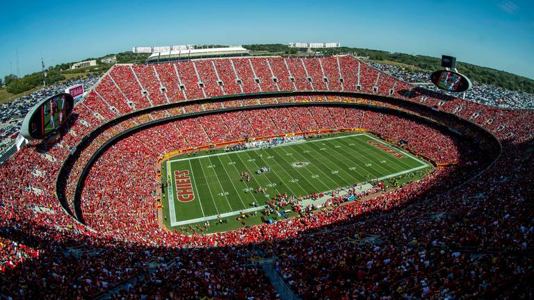 Das Arrowhead Stadium in Kansas City.