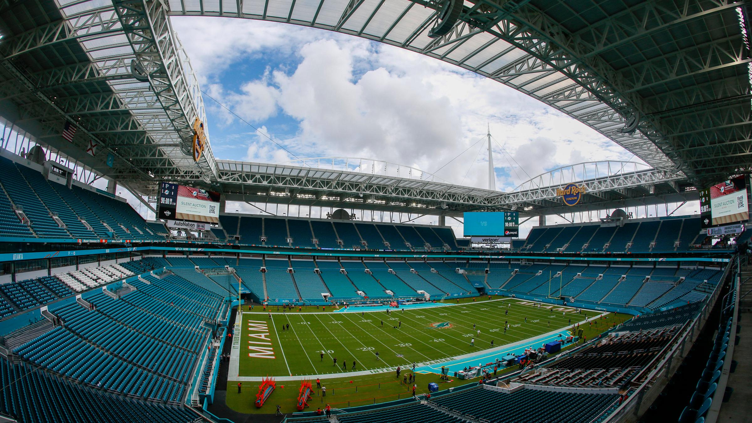 Das Hard Rock Stadium in Miami.