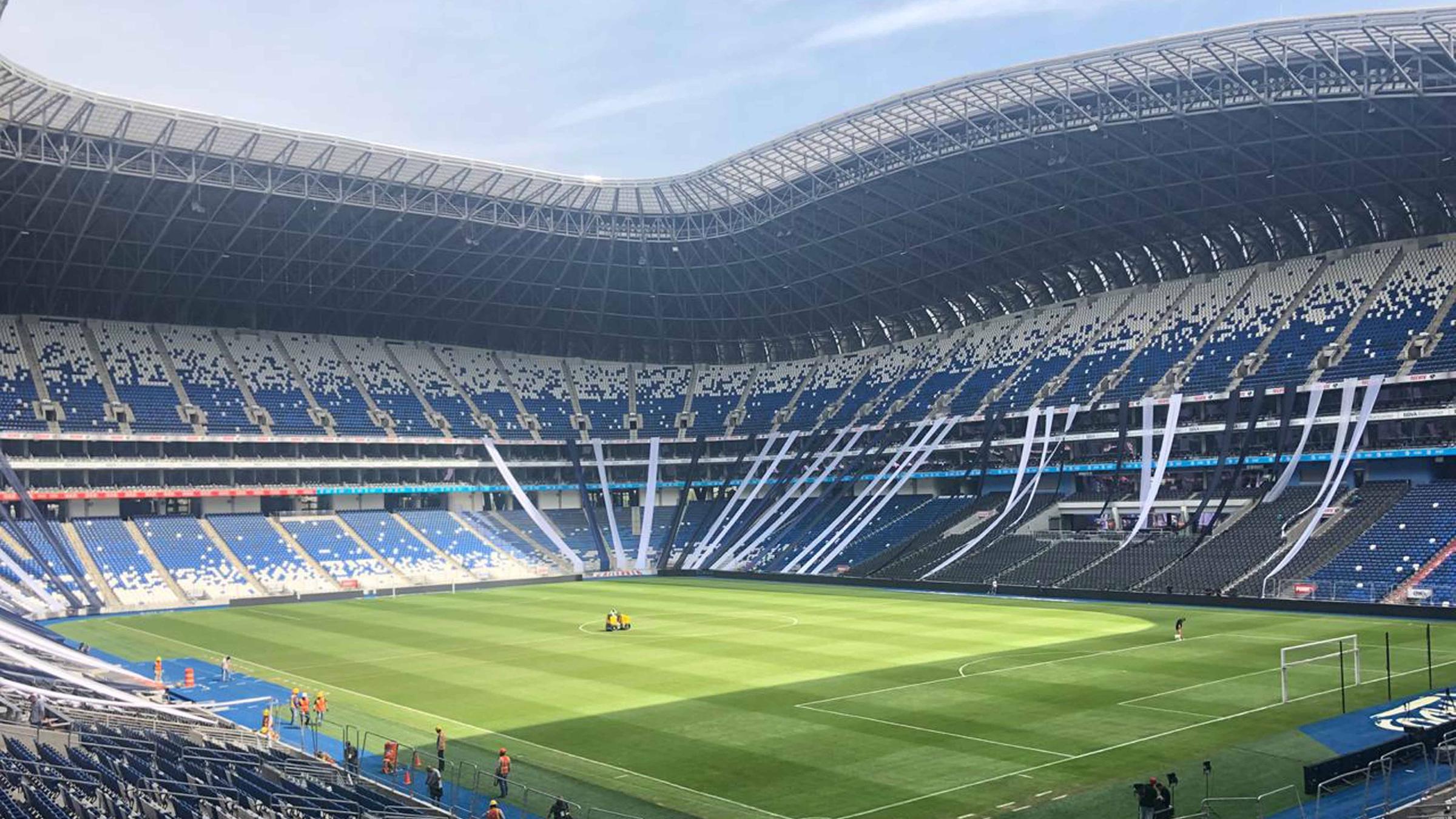 Das WM-Stadion Estadio BBVA Bancomer in Monterrey.