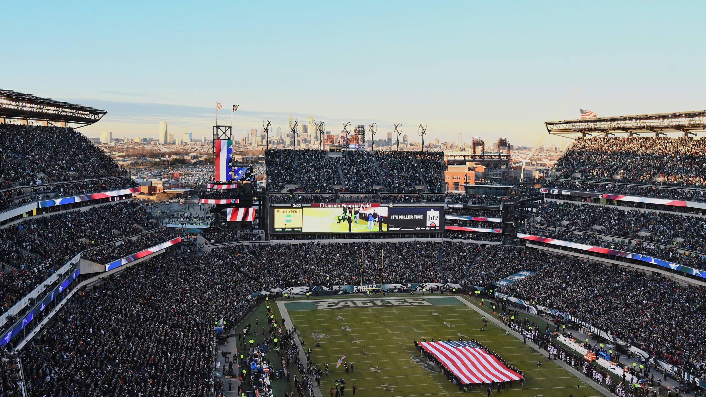 Das Lincoln Financial Field Stadium in Philadelphia.