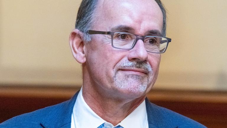 Wolfgang Blank (parteilos), Wirtschaftsminister von Mecklenburg-Vorpommern. (Archiv)