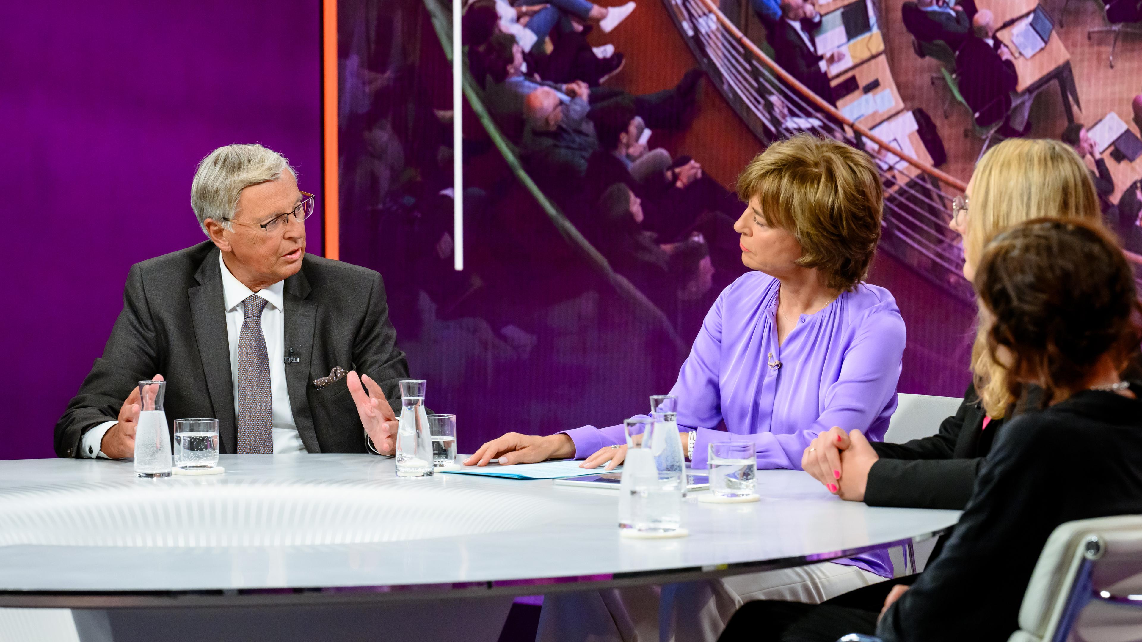 Wolfgang Bosbach bei "maybrit illner"
