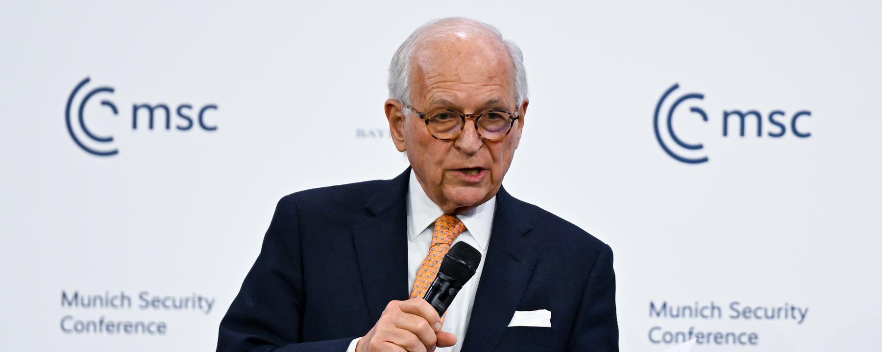 Wolfgang Ischinger auf der Münchner Sicherheitskonferenz.