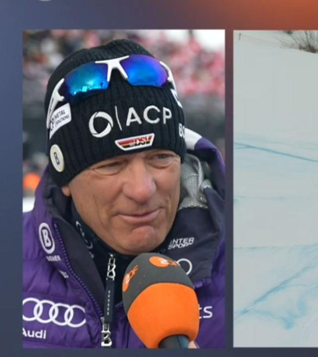 DSV-Alpindirektor Wolfgang Maier über die Stürze bei der Frauen-Abfahrt in Crans Montana