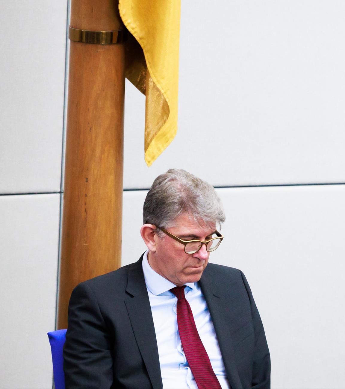 Wolfram Weimer (Parteilos), Staatsminister für Kultur und Medien, bei der Sitzung des Deutschen Bundestages am 20.03.2026.