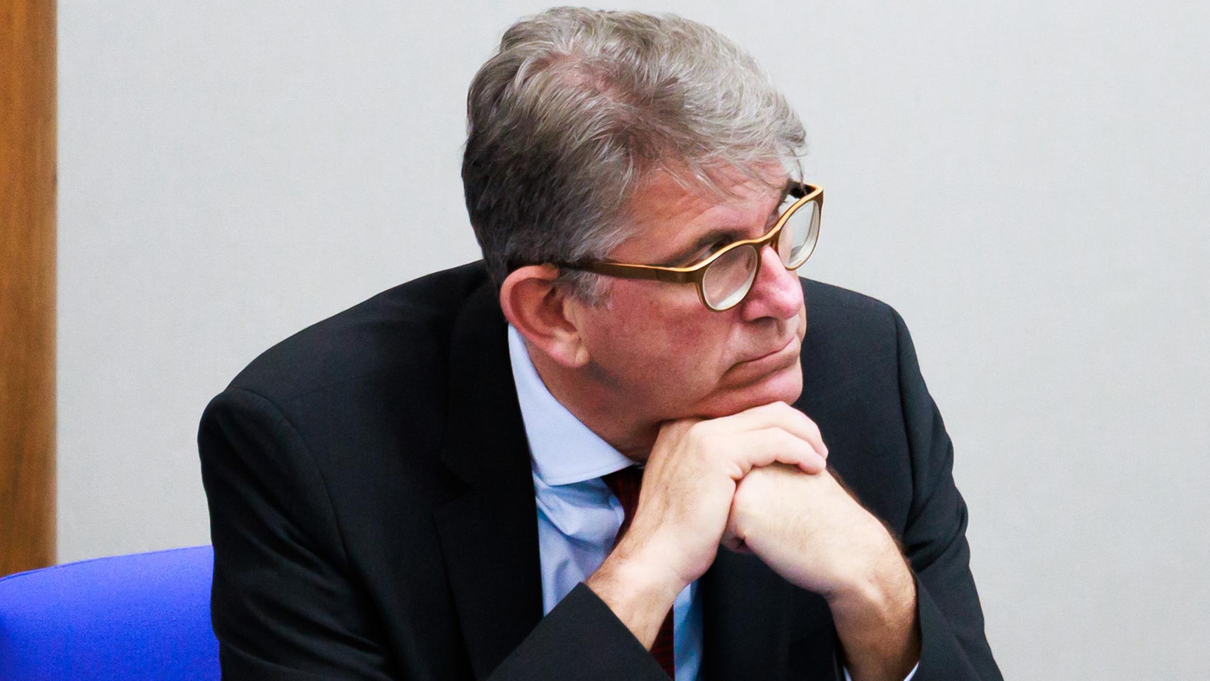 Wolfram Weimer (Parteilos), Staatsminister für Kultur und Medien, bei der Sitzung des Deutschen Bundestages am 20.03.2026.