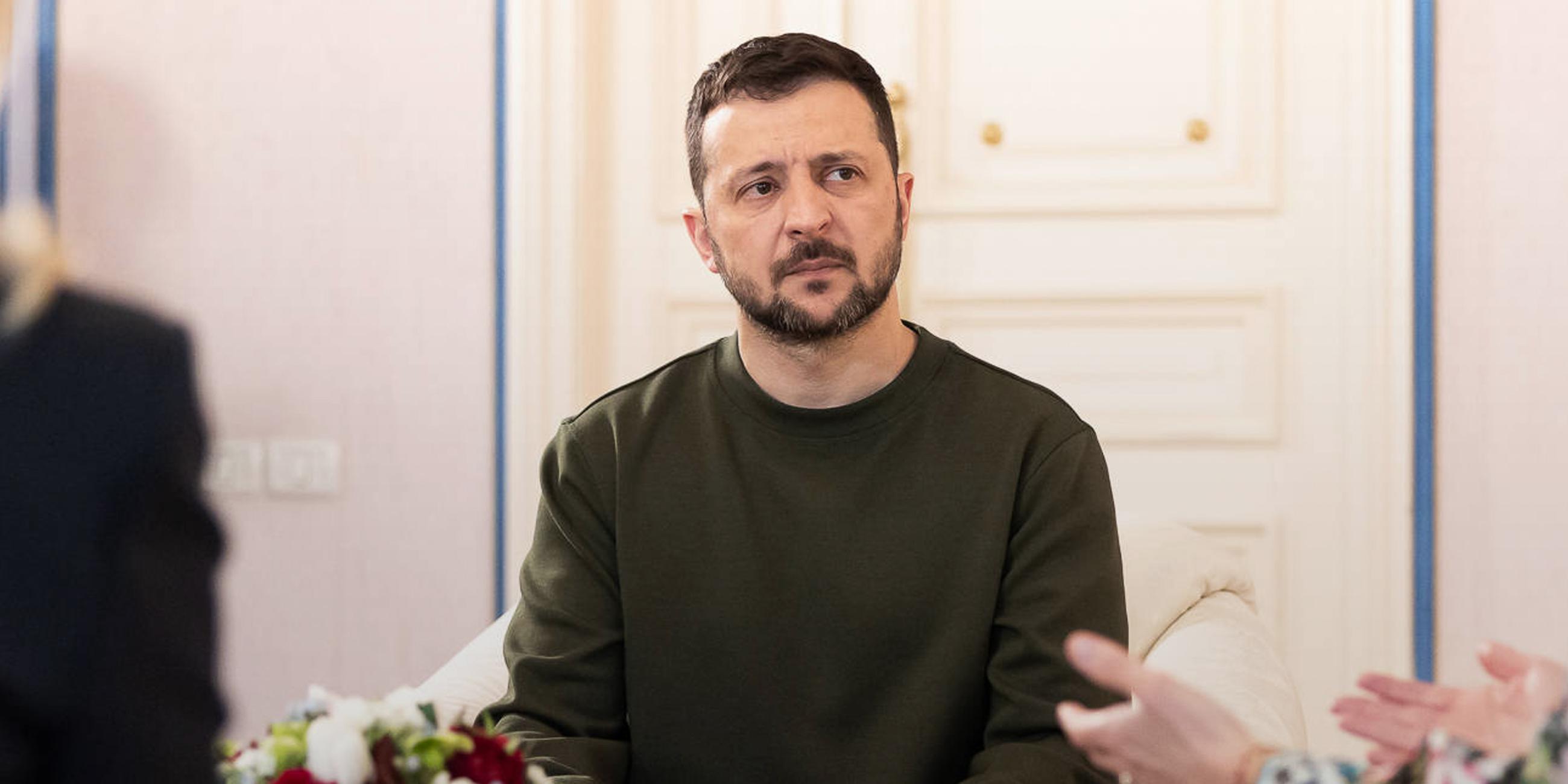 Wolodymyr Selenskyj am 29.04.2024 in Kiew.