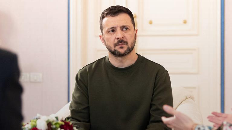 Wolodymyr Selenskyj am 29.04.2024 in Kiew.