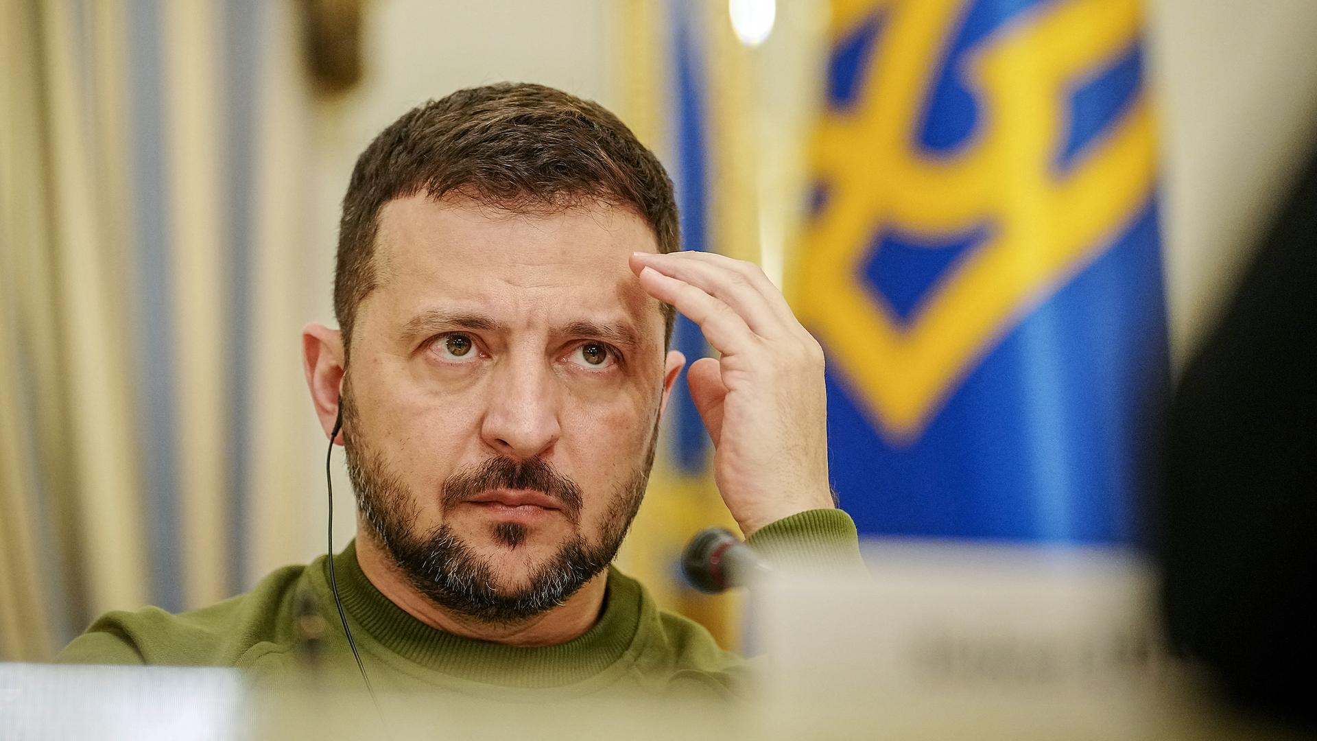 Archviv: Wolodymyr Selenskyj, aufgenommen am 18.04.2024 in Kiew (Ukraine)