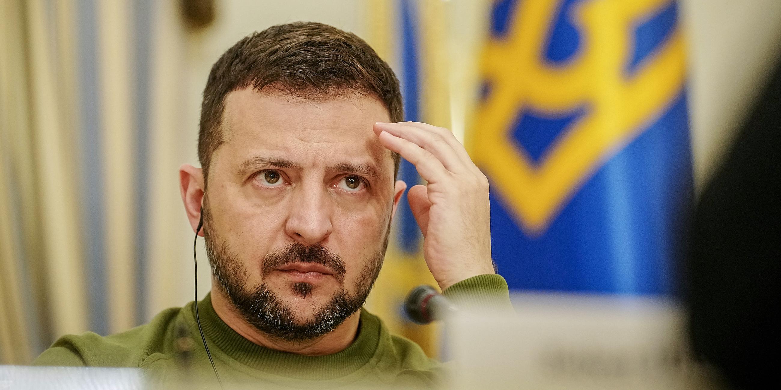 Archviv: Wolodymyr Selenskyj, aufgenommen am 18.04.2024 in Kiew (Ukraine)