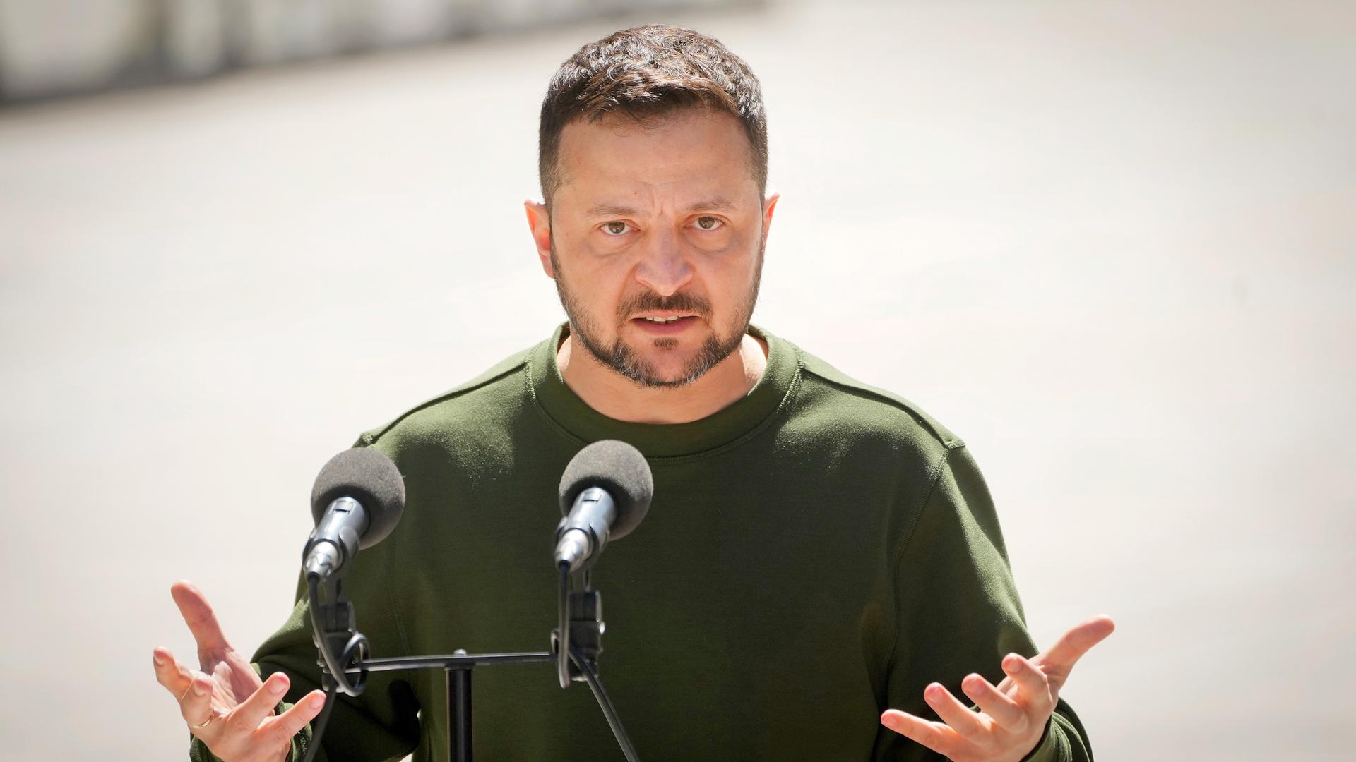 Wolodymyr Selenskyj, aufgenommen am 10.05.2024 in Kiew