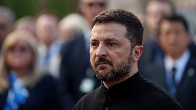 Ukraine, Kiew: Der ukrainische Präsident Wolodymyr Selenskyj