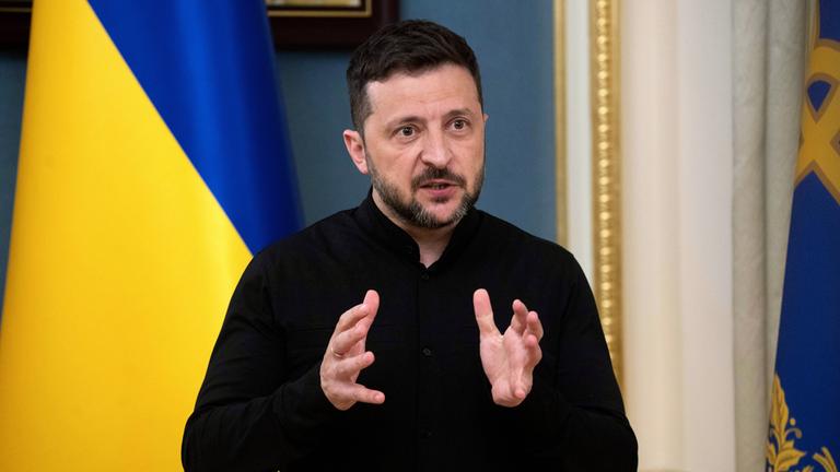 Der ukrainische Präsident Wolodymyr Selenskyj 