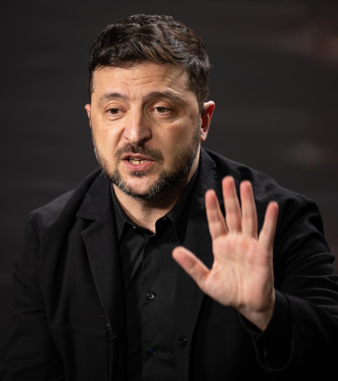 Wolodymyr Selenskyj im Gespräch mit Markus Lanz