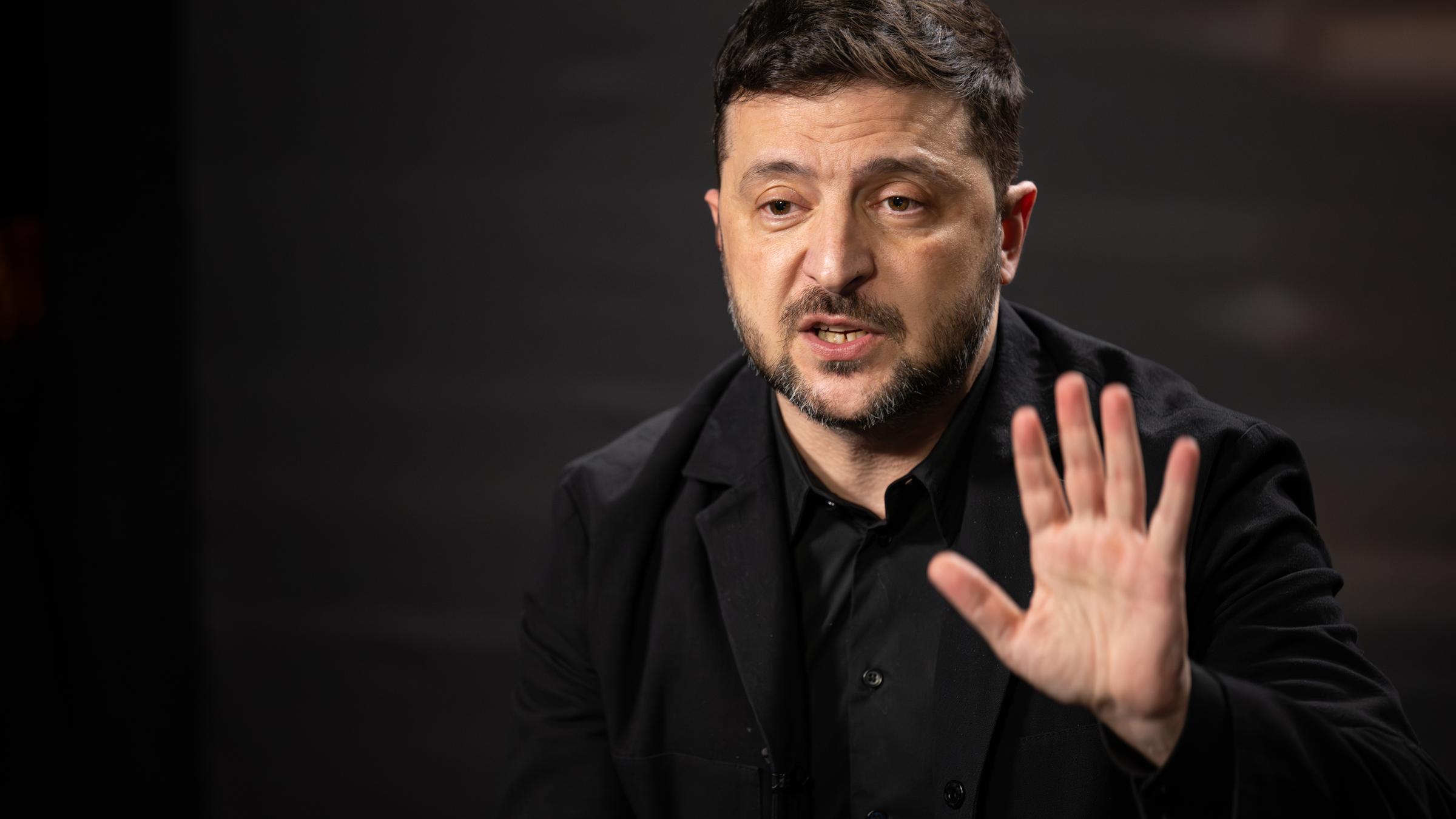 Wolodymyr Selenskyj im Gespräch mit Markus Lanz