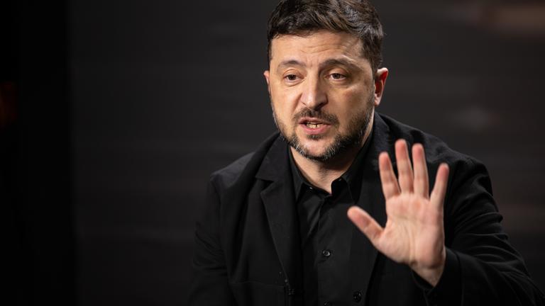 Wolodymyr Selenskyj im Gespräch mit Markus Lanz