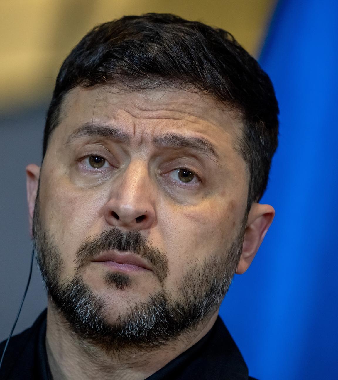 Nachdenklicher Selenskyj