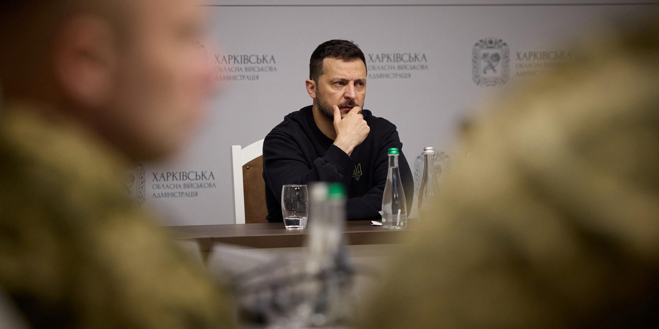 Wolodymyr Selenskyj in Charkliw