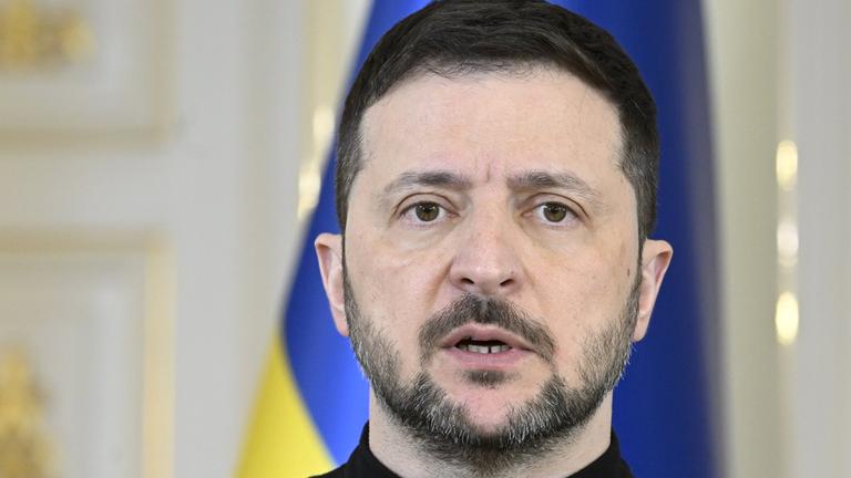 Selenskyj ist zu Besuch in Finnland.