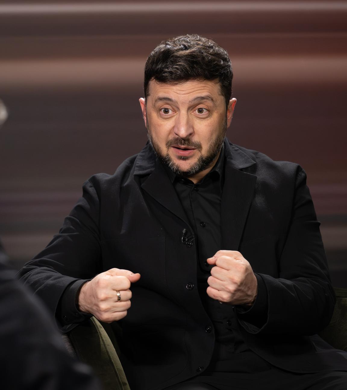 Wolodymyr Selenskyj im Gespräch mit Markus Lanz