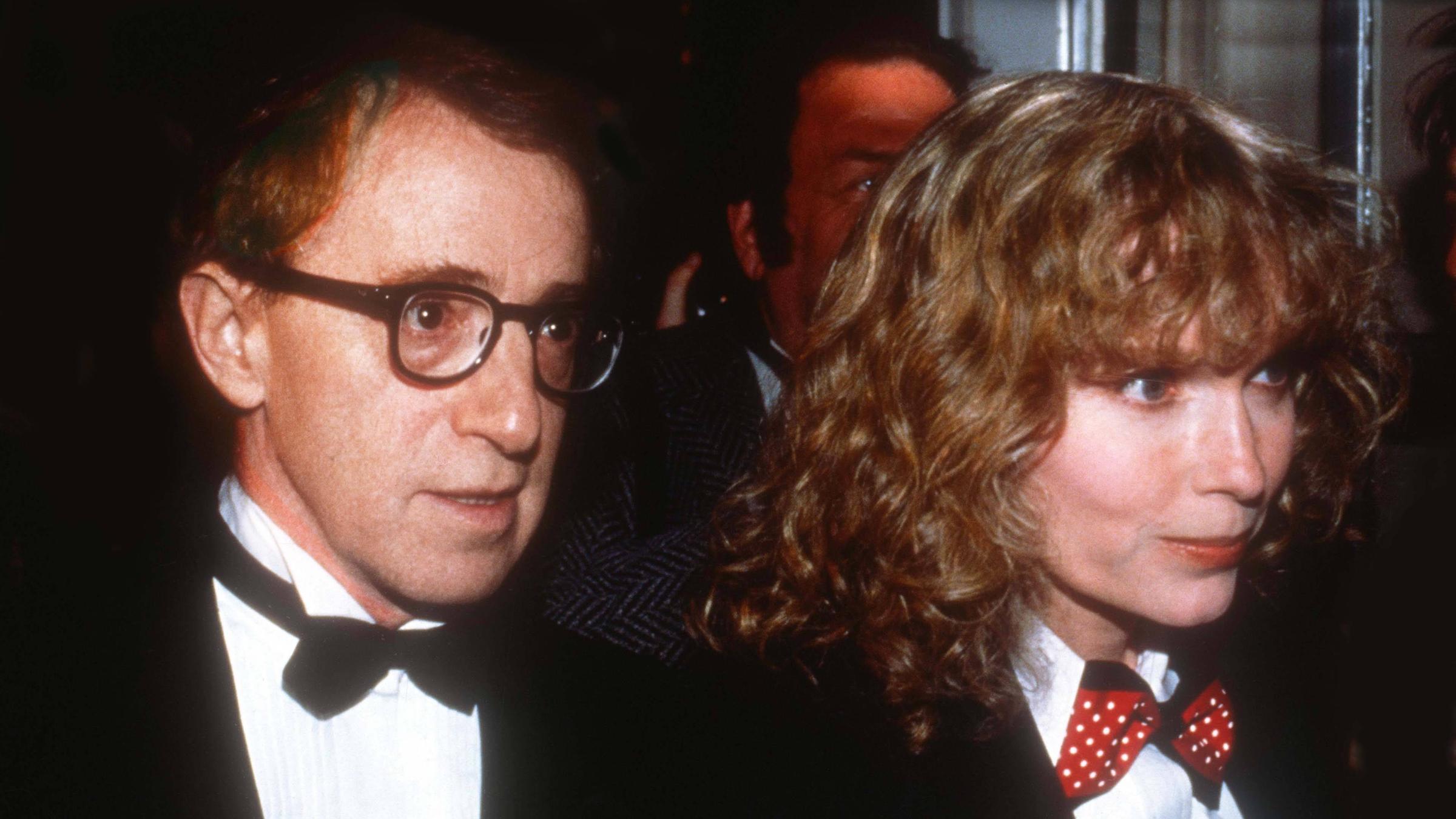 Regisseur Woody Allen und Schauspielerin Mia Farrow im Jahr 1983.