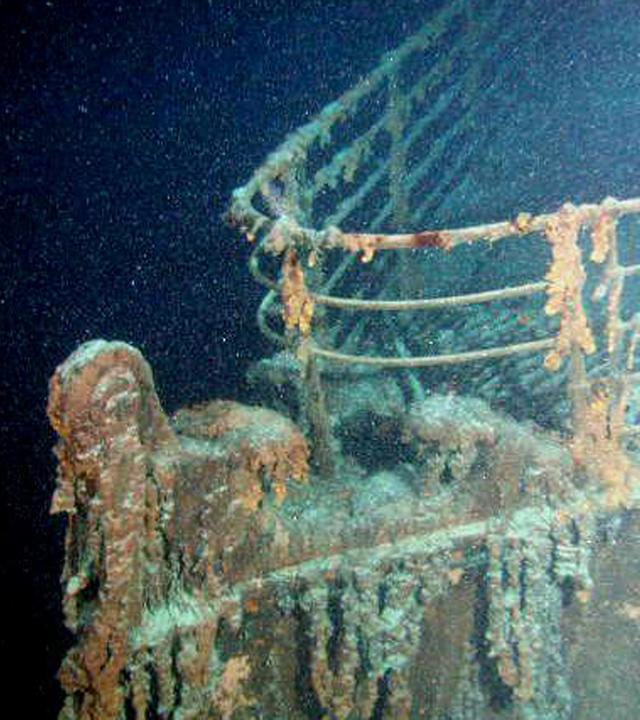 Wrack der Titanic.