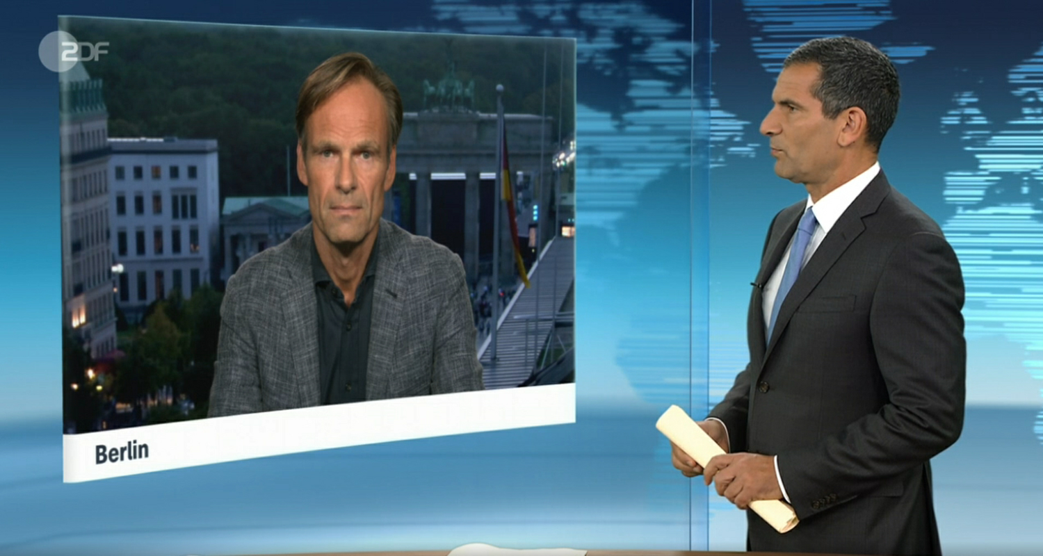 ZDF-Korrespondent Wulf Schmiese in Berlin