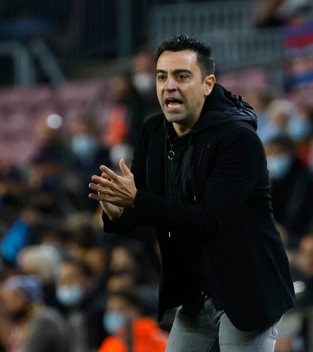 Xavi Hernandez an der Seitenlinie