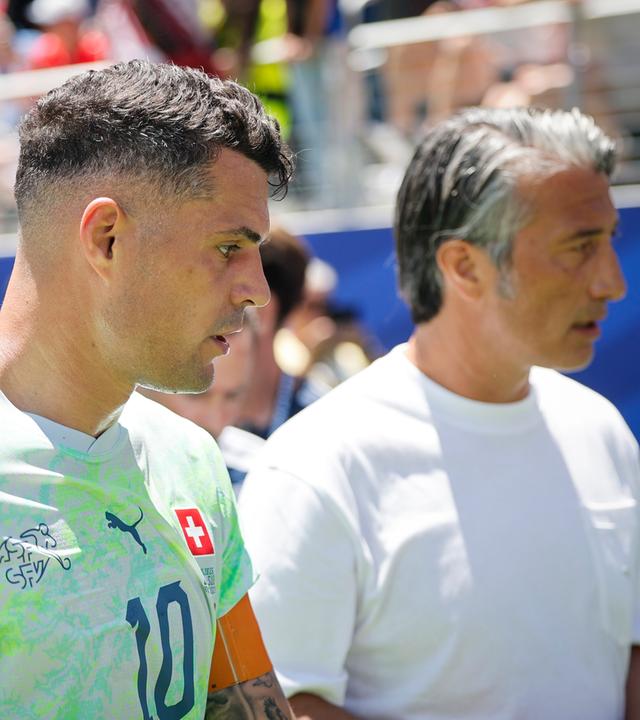 Granit Xhaka und Murat Yakin
