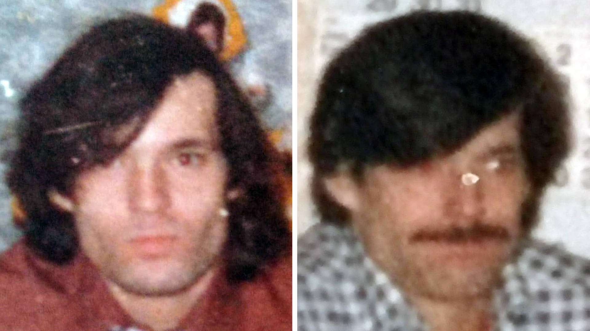Zwei Fotos von Reiner-Josef Pommerening. Er wurde 1983 grausam ermordet.