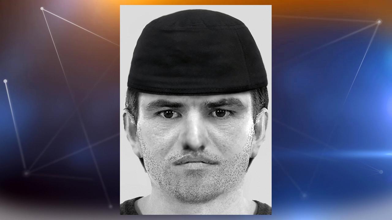 Ein Phantombild der Kriminalpolizei Viersen, mit dem ein Mann wegen versuchter Vergewaltigung in Nettetal gesucht wird.