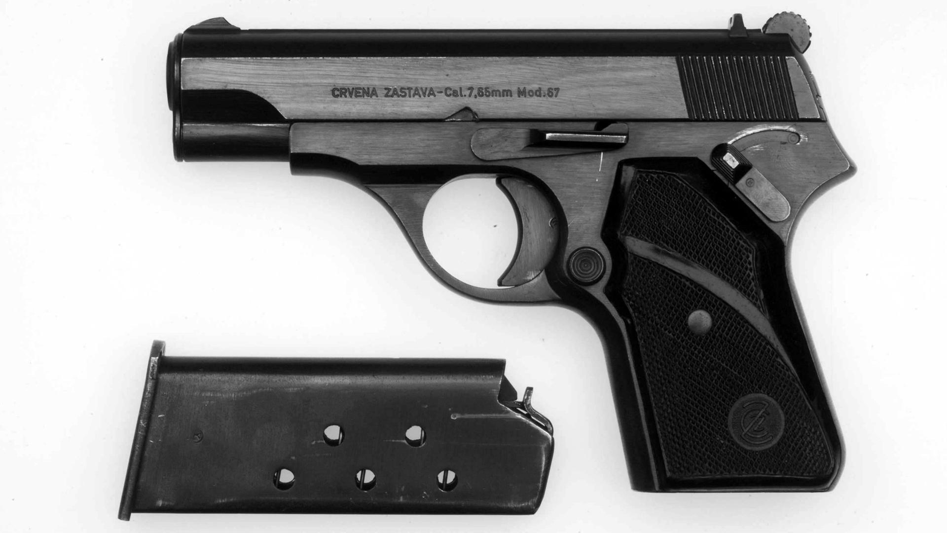 Abbildung einer Pistole des Fabrikats Crvena Zastava, Modell 67