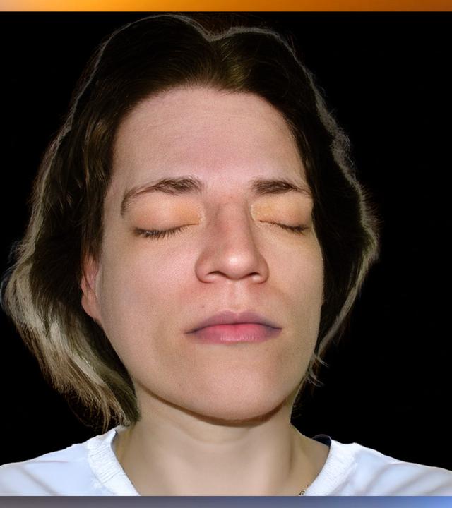 KI-rekonstruiertes Gesicht der toten Eva-Maria Pommer