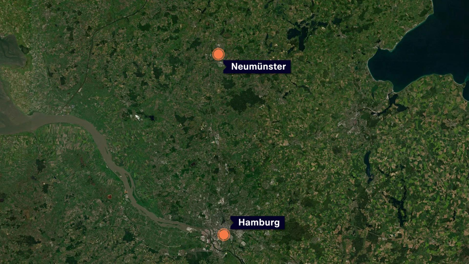 Die Taten fanden in Neumünster, Hamburg-Billstedt und Wandsbek-Markt statt.