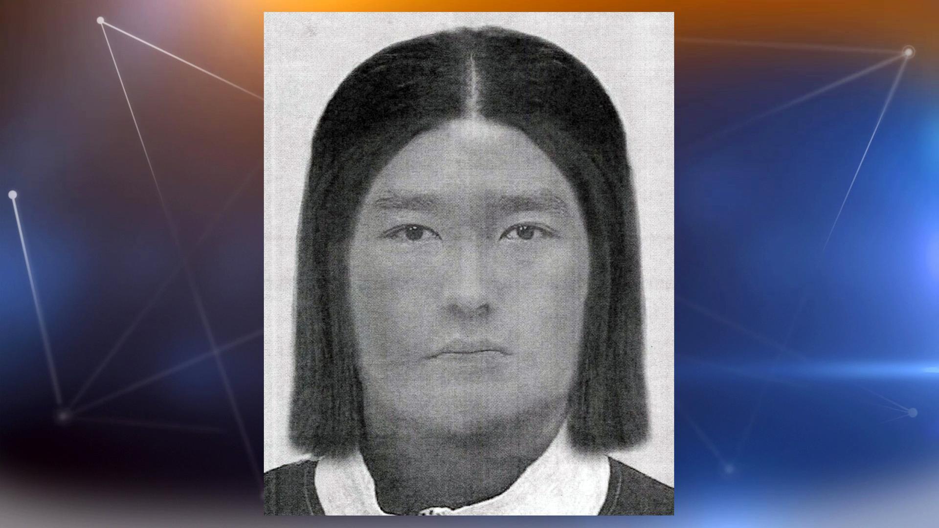 Ein asiatisch anmutender Mann mit Mittelscheitel und kinnlagen, glatten Haaren.