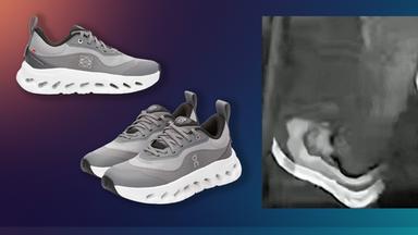 Die Schuhe des Tatverdächtigen.