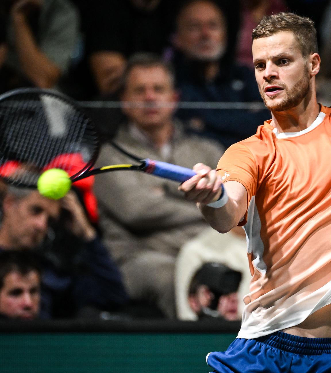 Der deutsche Tennisprofi Yannick Hanfmann beim ATP-Turnier in Athen