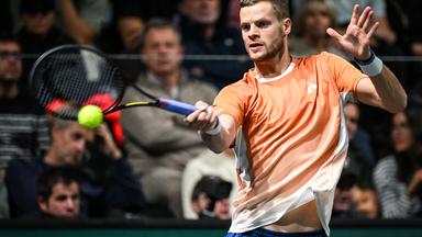 Der deutsche Tennisprofi Yannick Hanfmann beim ATP-Turnier in Athen
