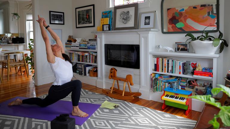 Yogalehrerin Rebecca Pacheco