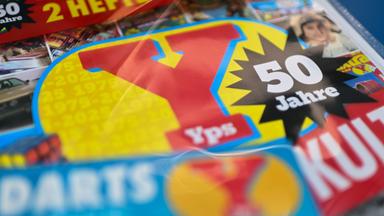Das 50 Jahre Jubiläums-Set des Yps-Hefts. Zum 50. Geburtstag wird eine Sonderausgabe des Hefts am 04. September 2025 veröffentlicht.