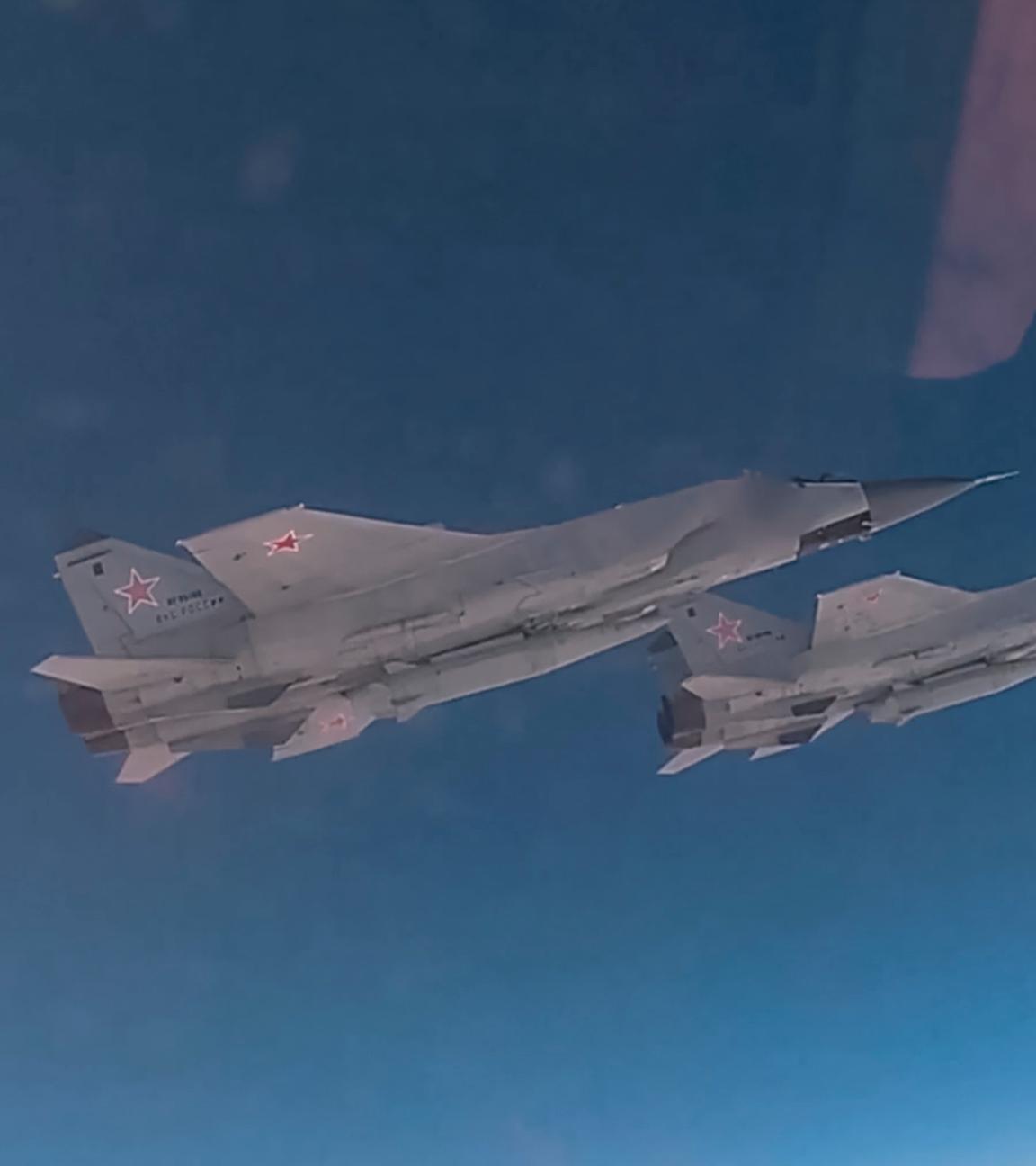 Russian MiG-31 fighter jets