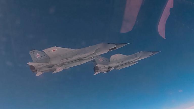 Russian MiG-31 fighter jets