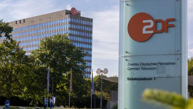 Gebäude des ZDF in Mainz am 14.09.2023.