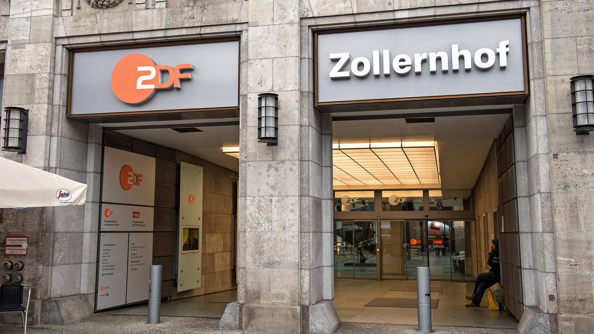 Archiv: ZDF-Hauptstadtstudio im Zollernhof in Berlin